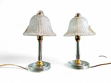 Coppia lampade Murano, anni '70