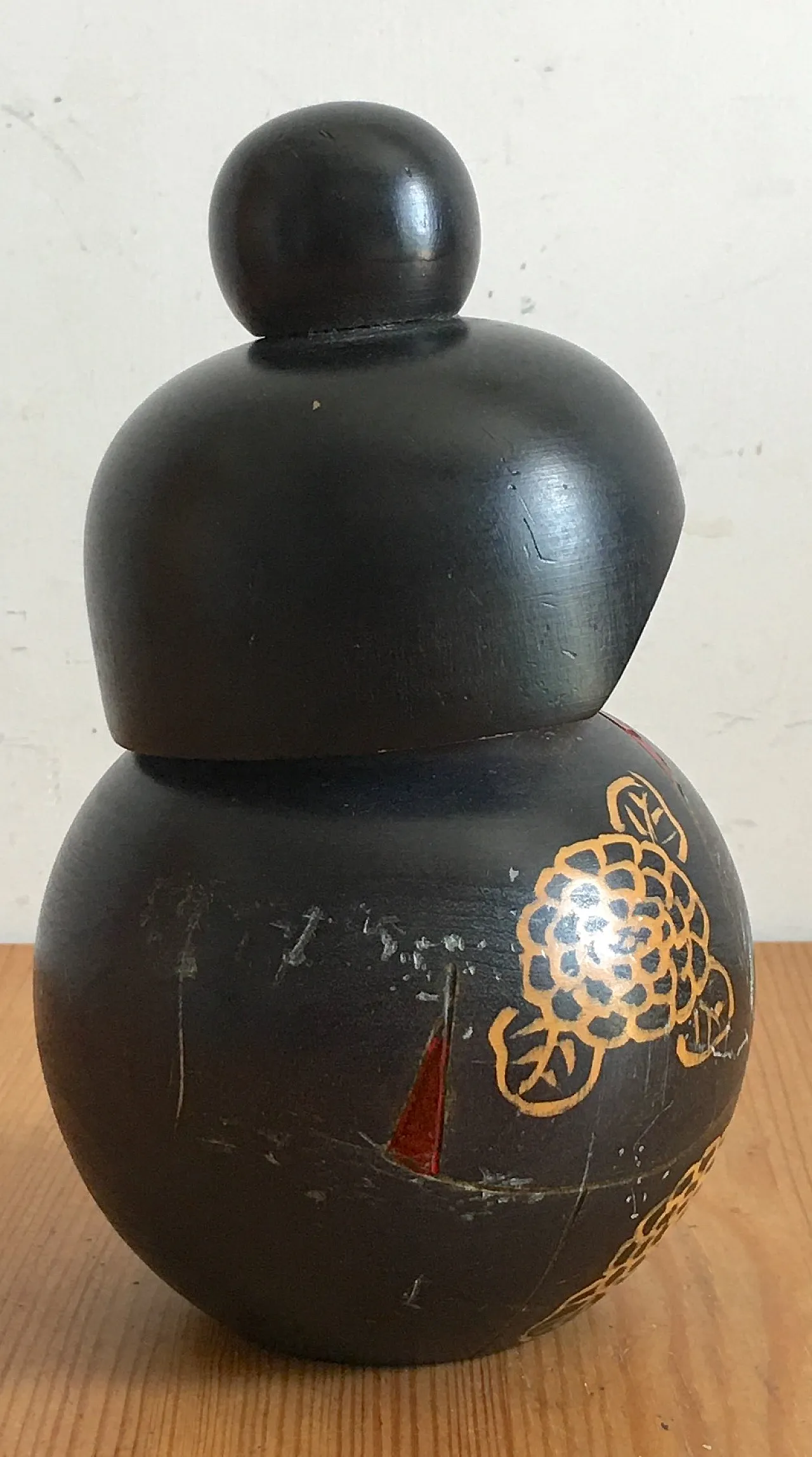 Bambola Japanese Sosaku Kokeshi, anni '70 2