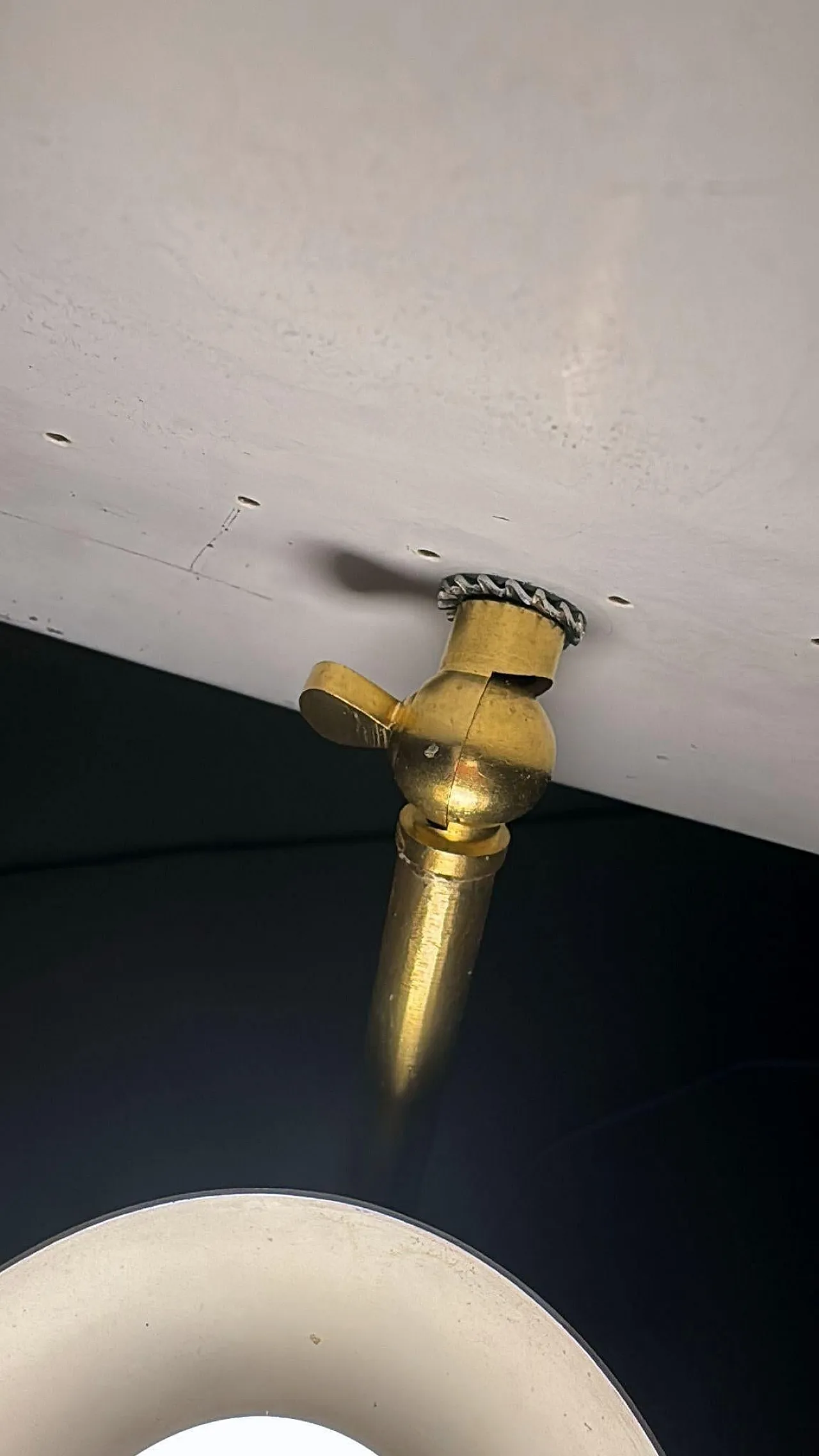 Adjustable table lamp in metal and brass, 1960s 16