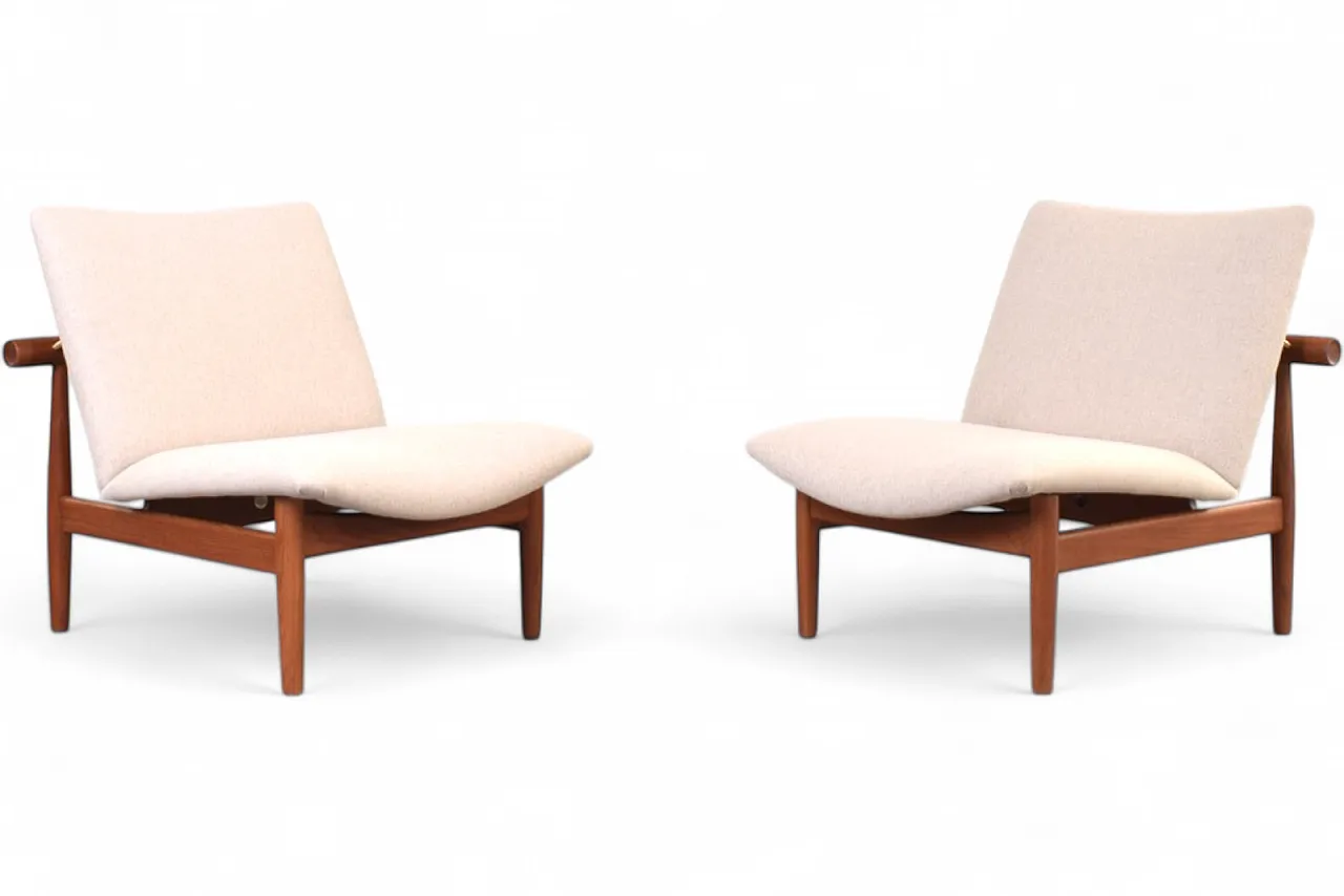 Model FD 137/1 Japan Lounge Chairs by Finn Juhl for France & Søn, 1960 18