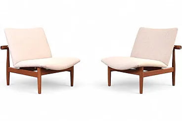 Model FD 137/1 Japan Lounge Chairs by Finn Juhl for France & Søn, 1960