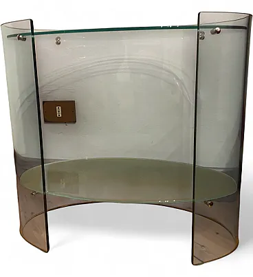 Pair of Pitti elliptical bedside tables, 90s