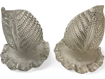 Pair of Murano glass table lamps by Ercole Barovier, 1940s