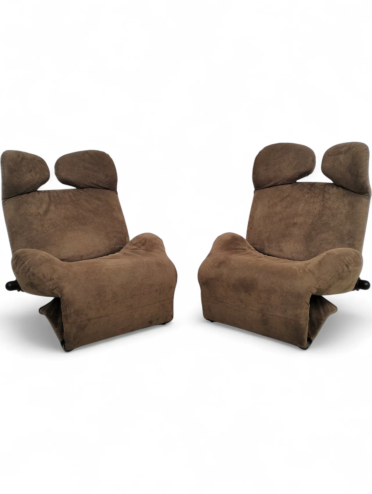 Pair of Wink chaise longues by Toshiyuki Kita for Cassina, 80s 21