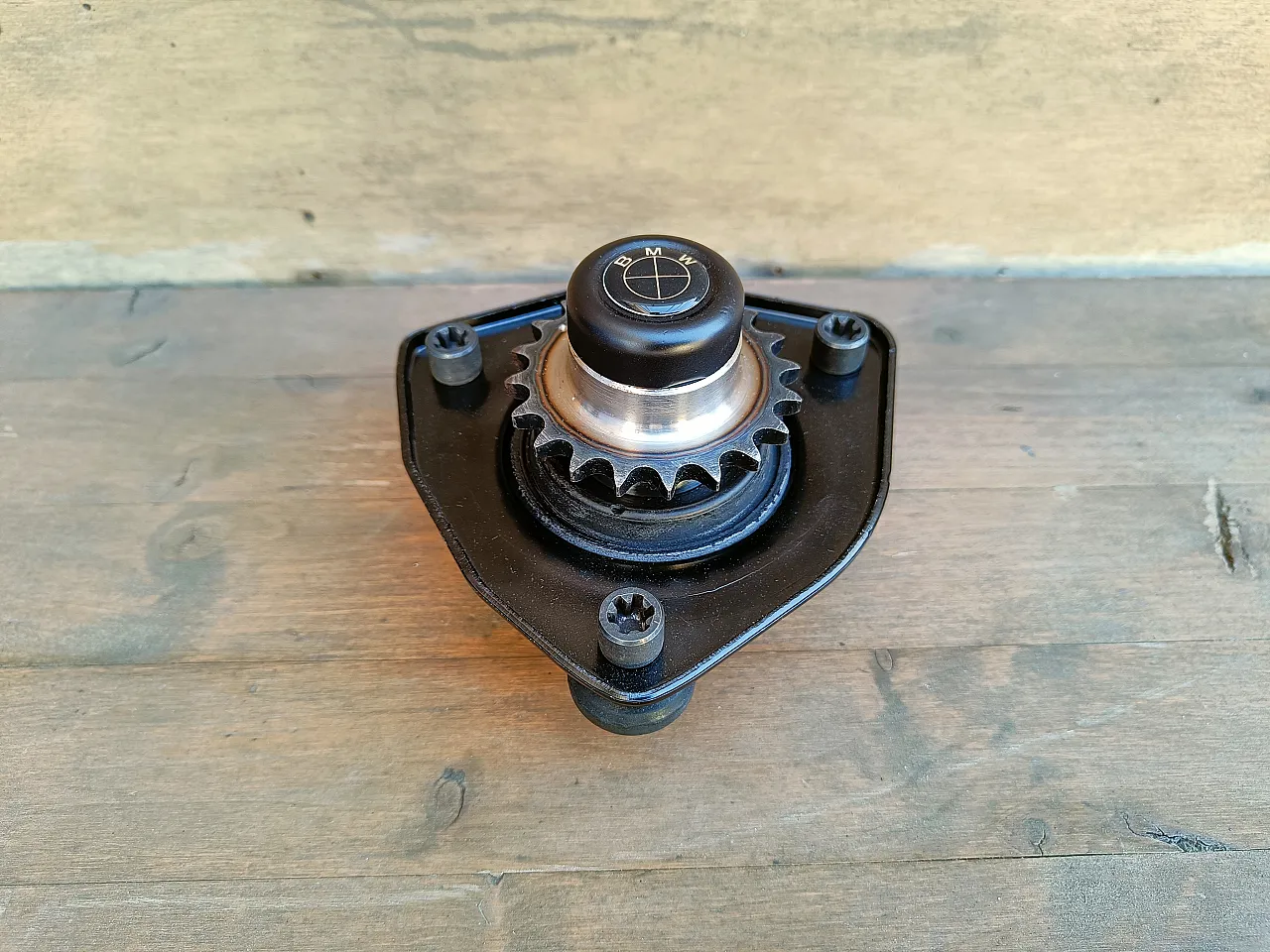 Artistic work sculpture Gianni Motivo (Mogio) BMW, 90s 2