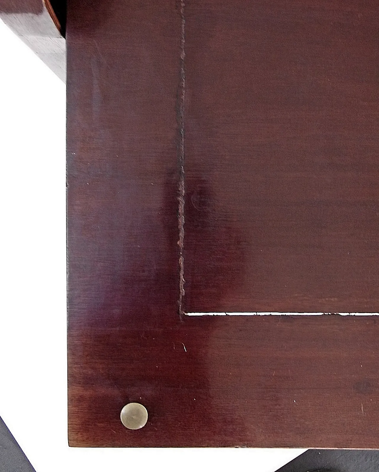 Secretaire a cilindro in mogano lucido, fine '800 18