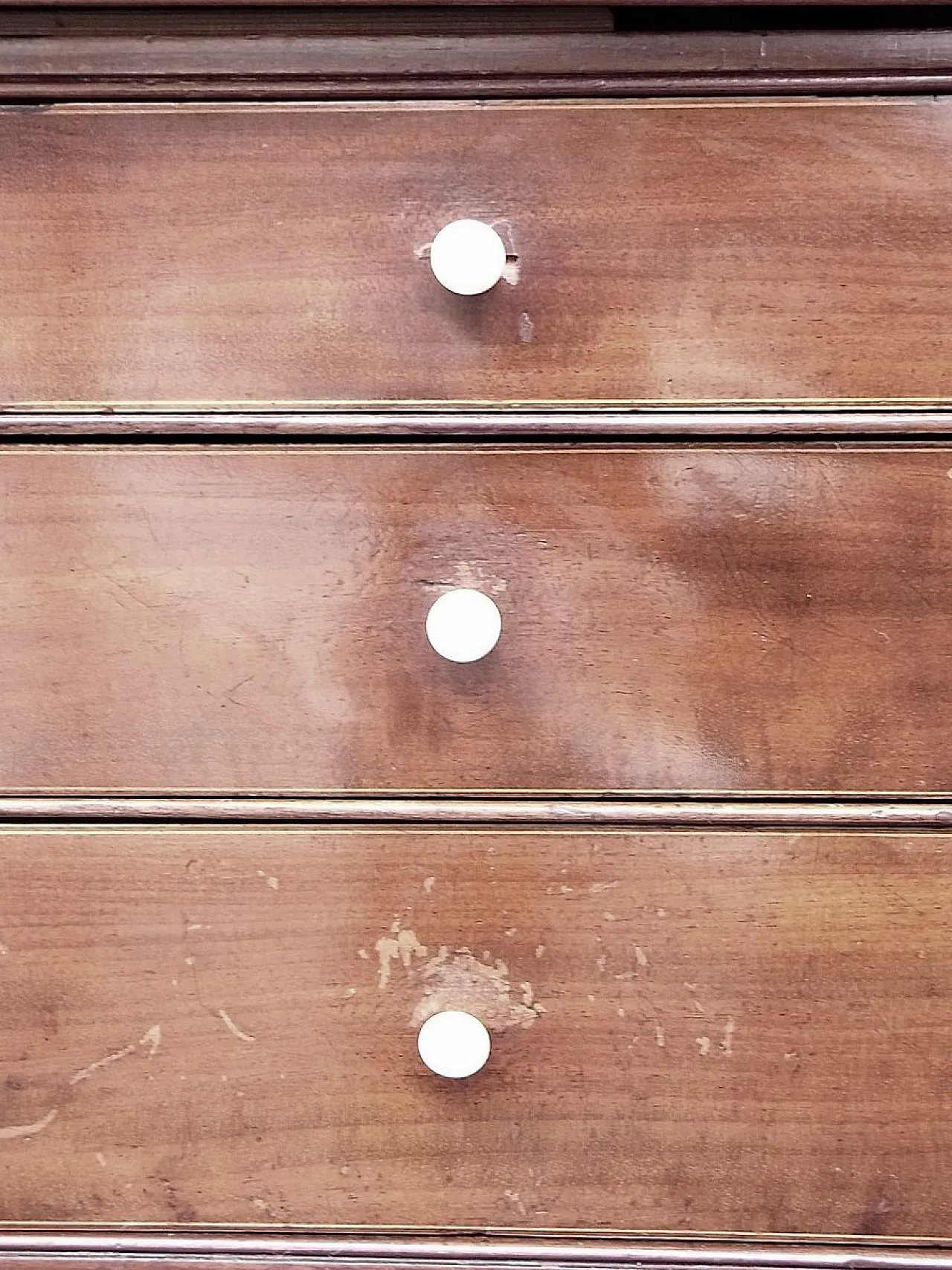 Secretaire a cilindro in mogano lucido, fine '800 23