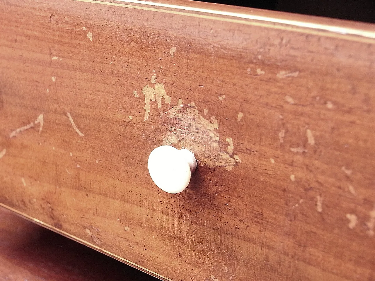 Secretaire a cilindro in mogano lucido, fine '800 24