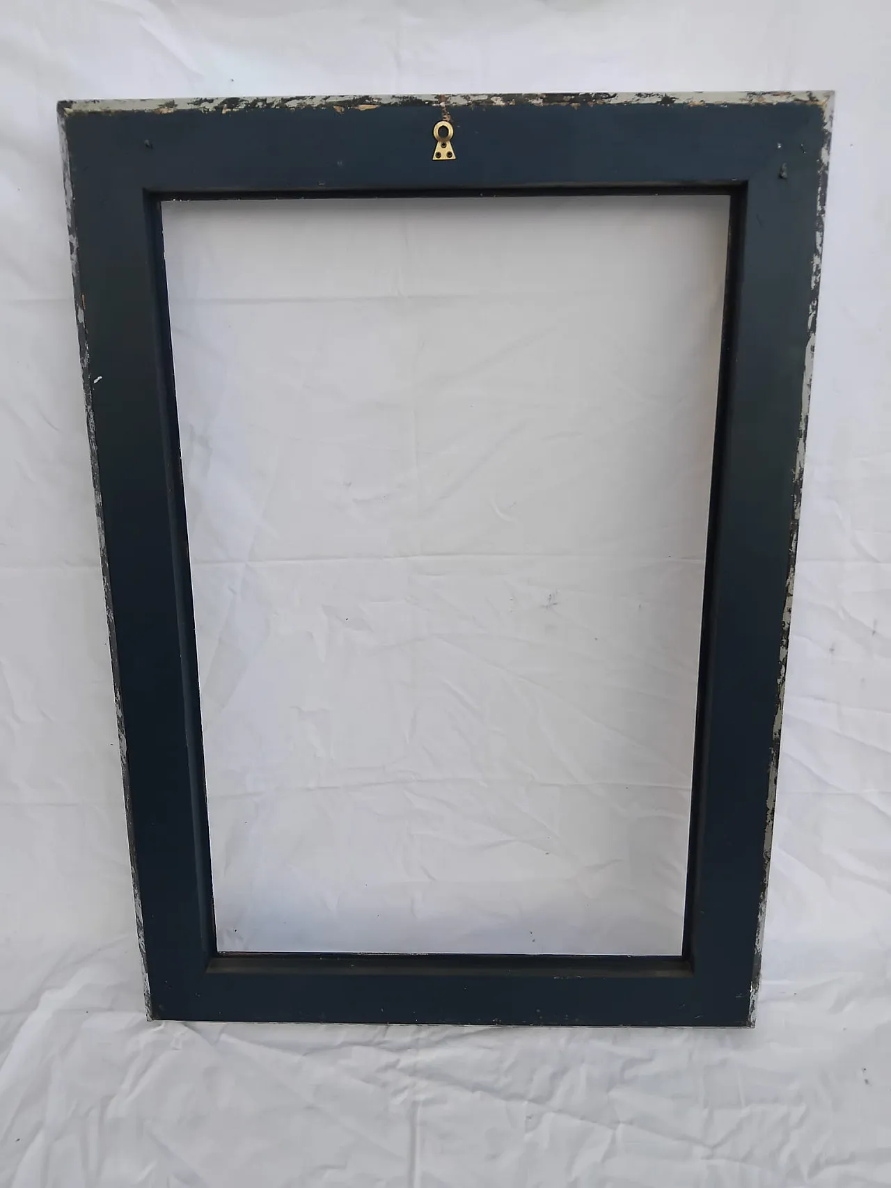 Wooden frame with silver leaf, 90s 1