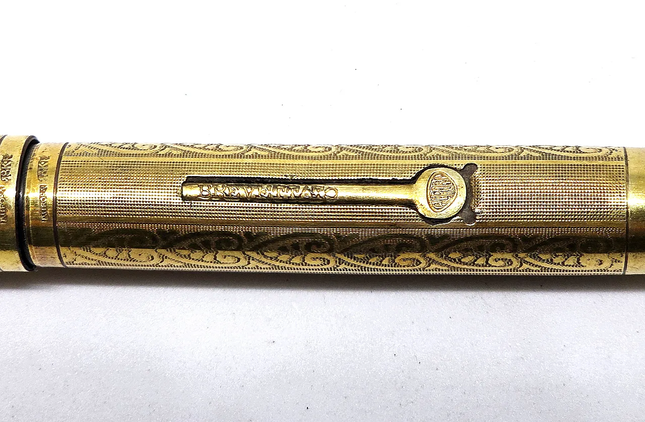 Aurora Set Lever Fountain Pen mechanical Pencil 14KR, 30s 13