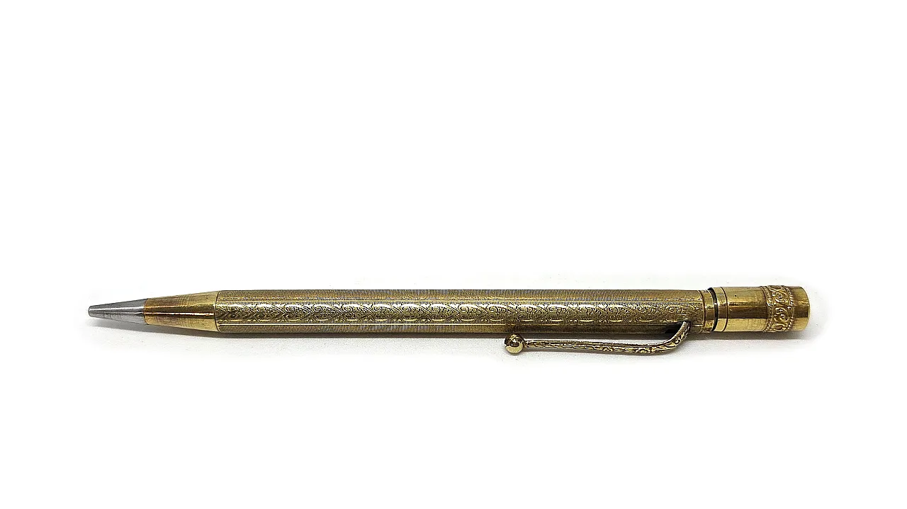 Aurora Set Lever Fountain Pen mechanical Pencil 14KR, 30s 15