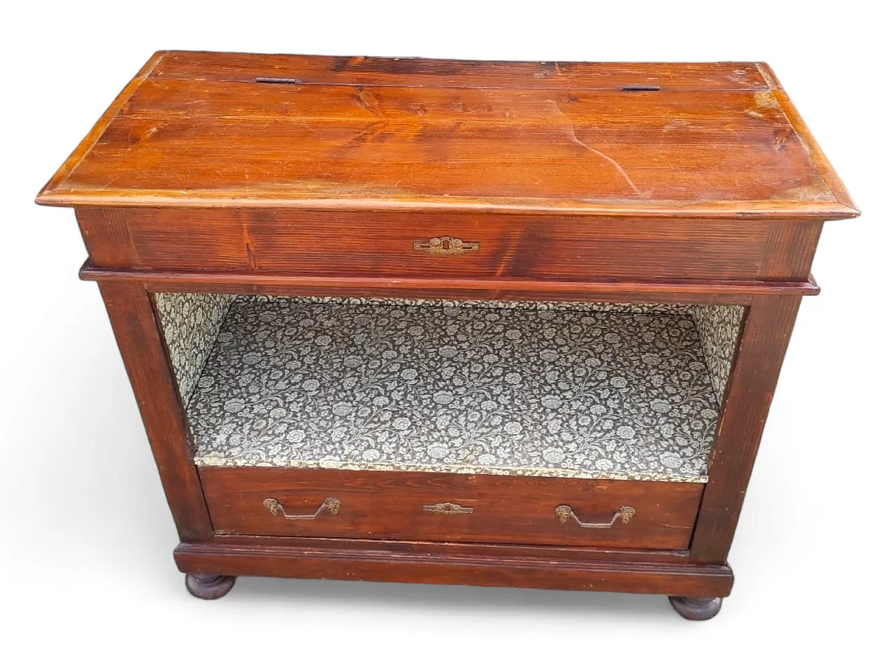 Cassettone in abete, fine '800 1