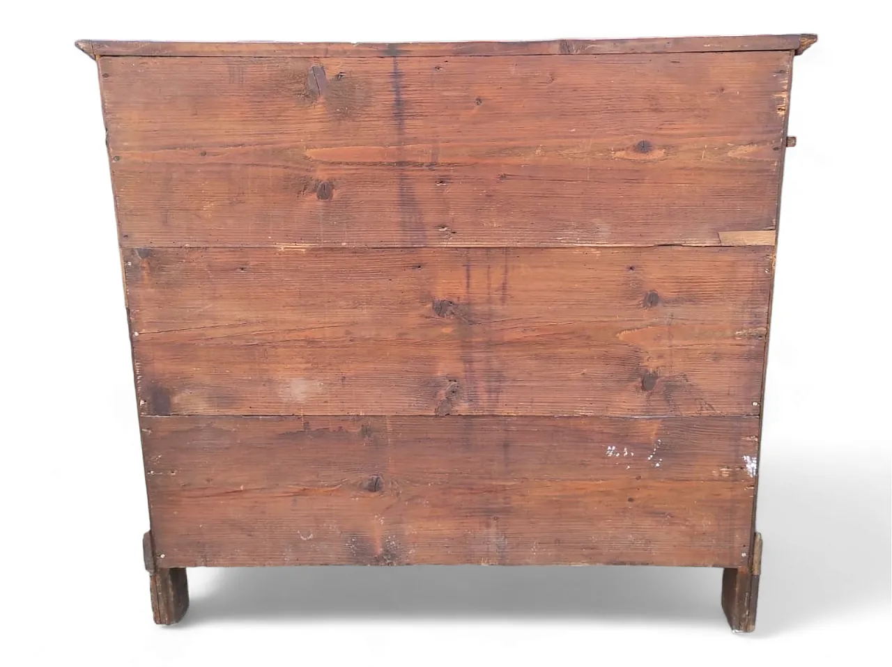 Cassettone in abete, fine '800 5