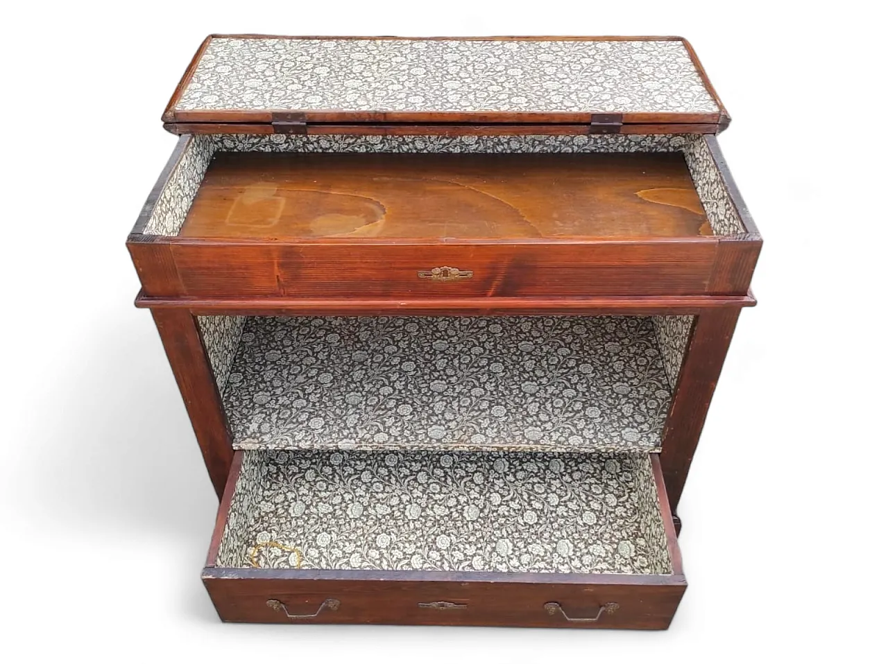 Cassettone in abete, fine '800 7