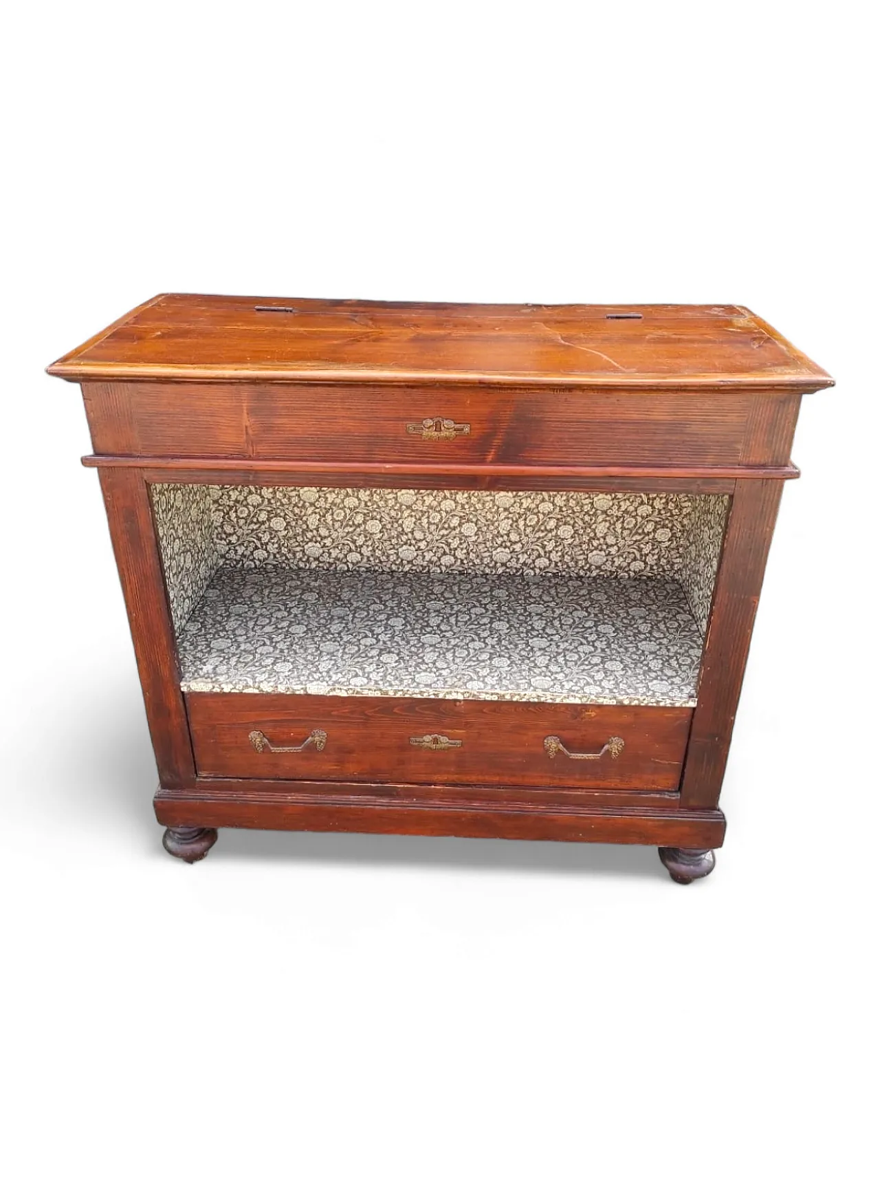 Cassettone in abete, fine '800 8