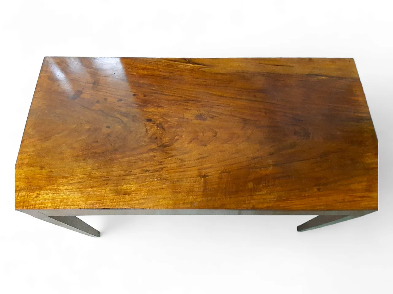 Tavolo in stile Direttorio in legno di noce, fine '700 1