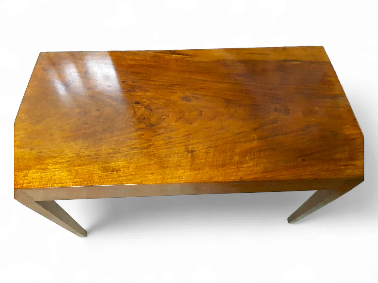 Tavolo in stile Direttorio in legno di noce, fine '700 12