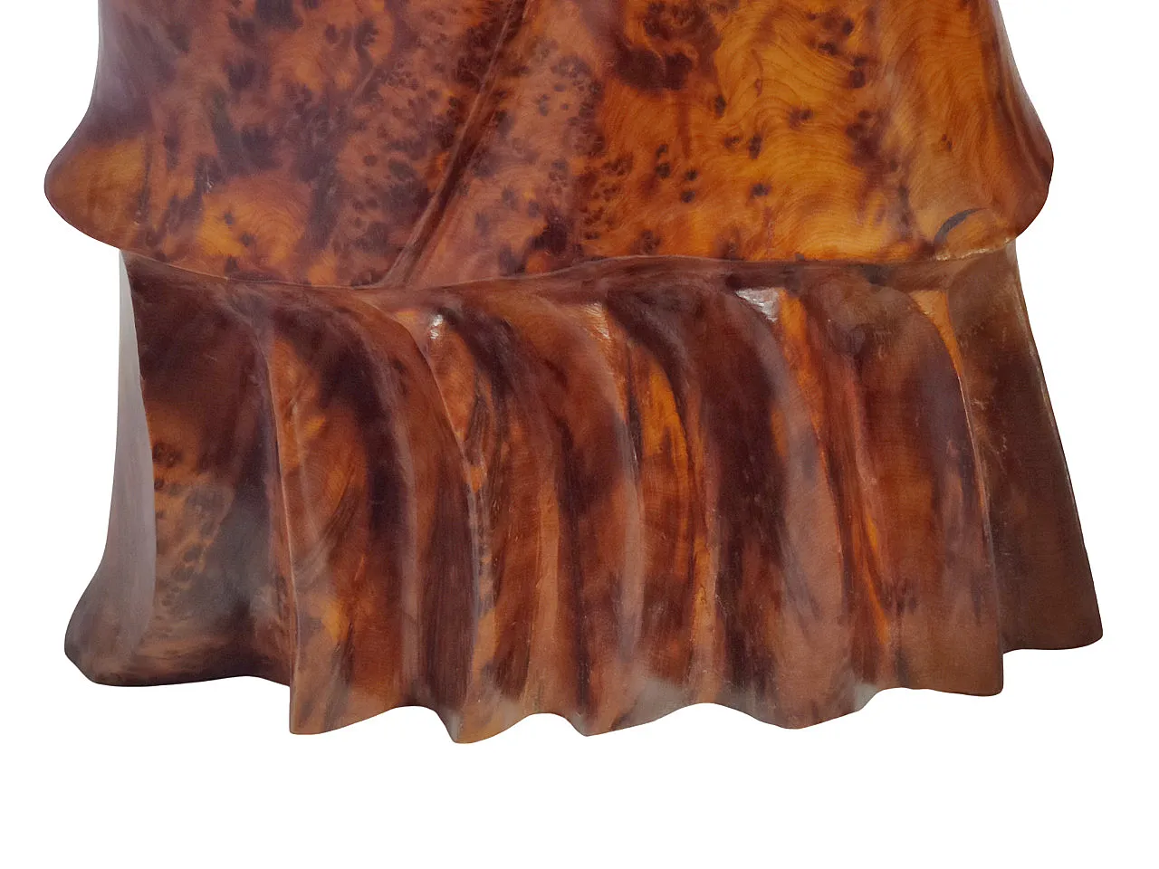 Scultura in radica di Tuia raffigurante donna con hijab, anni '60 21