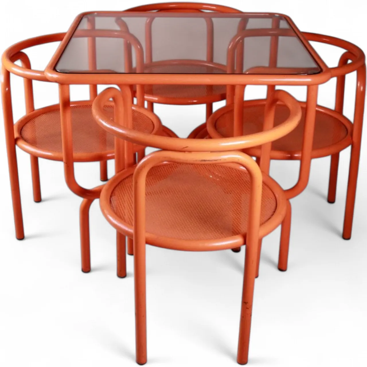 Tavolo Locus Solus con sedie di Gae Aulenti per Poltronova, '900 12