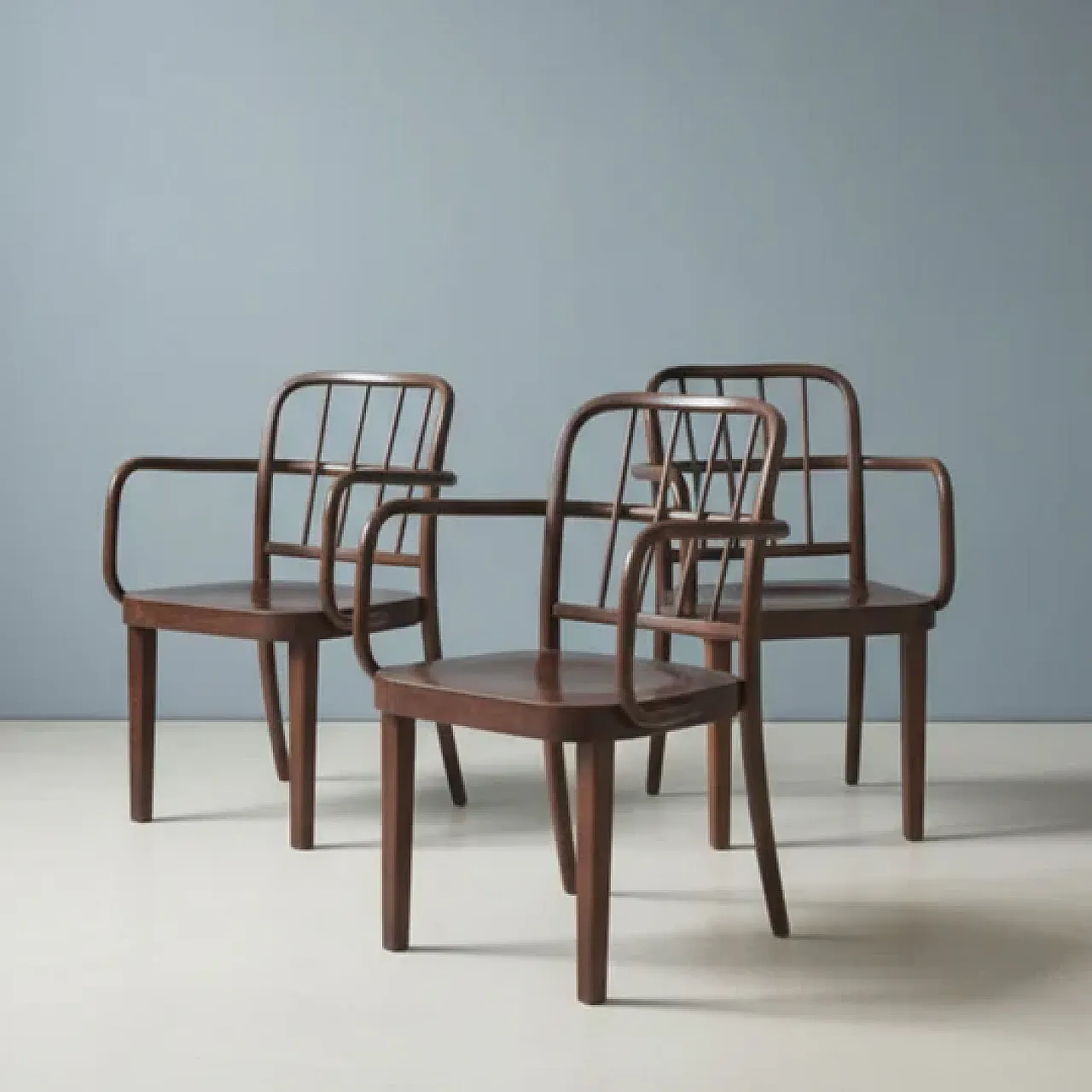 3 Poltrona Bentwood di Josef Hoffmann per Thonet, anni '50 2