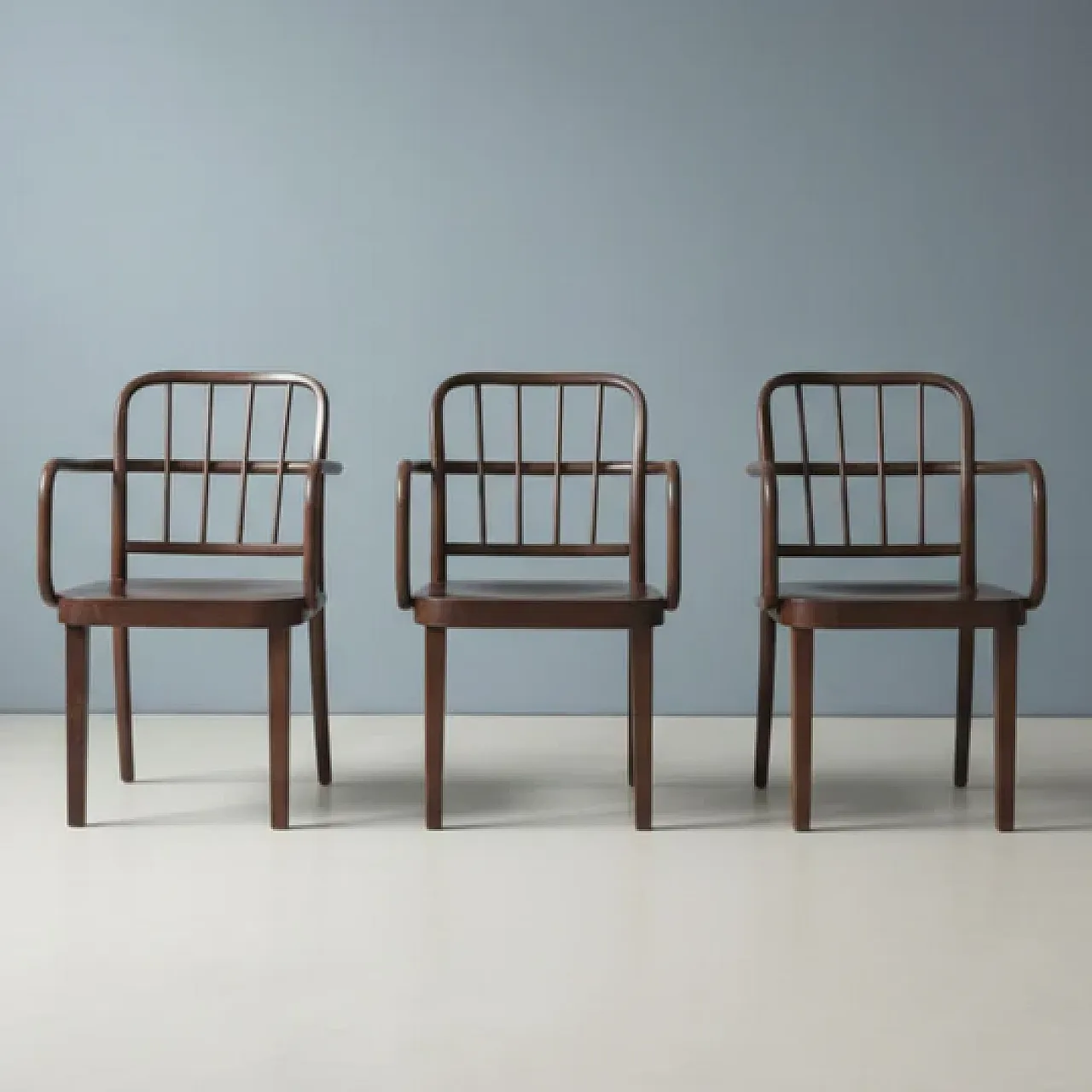 3 Poltrona Bentwood di Josef Hoffmann per Thonet, anni '50 4