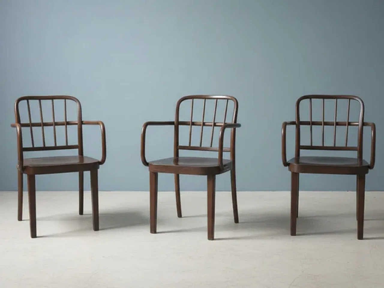 3 Poltrona Bentwood di Josef Hoffmann per Thonet, anni '50 5