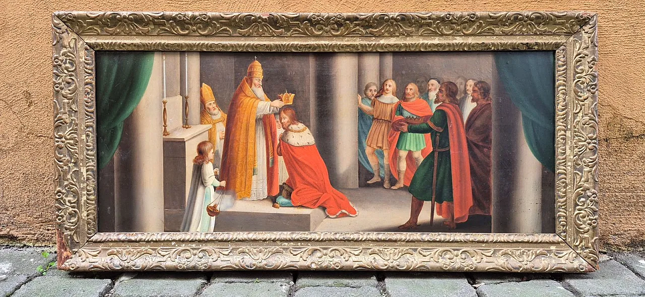 Coronation Henry VI, oil on foil, early 19th century 1