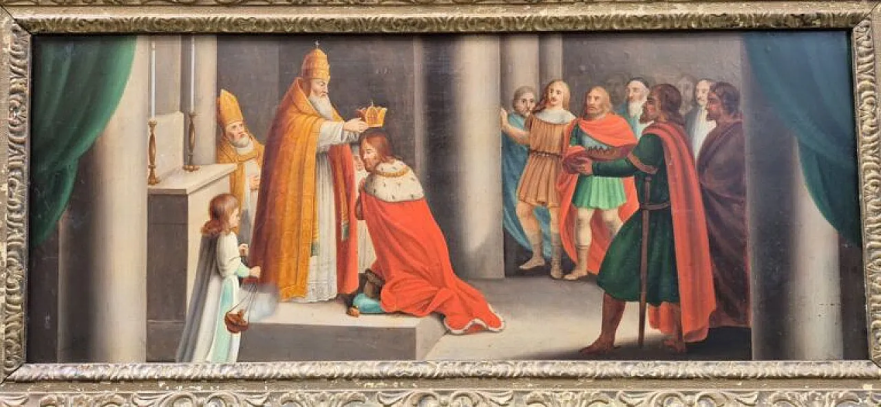 Coronation Henry VI, oil on foil, early 19th century 2