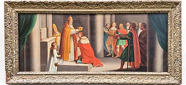 Coronation Henry VI, oil on foil, early 19th century