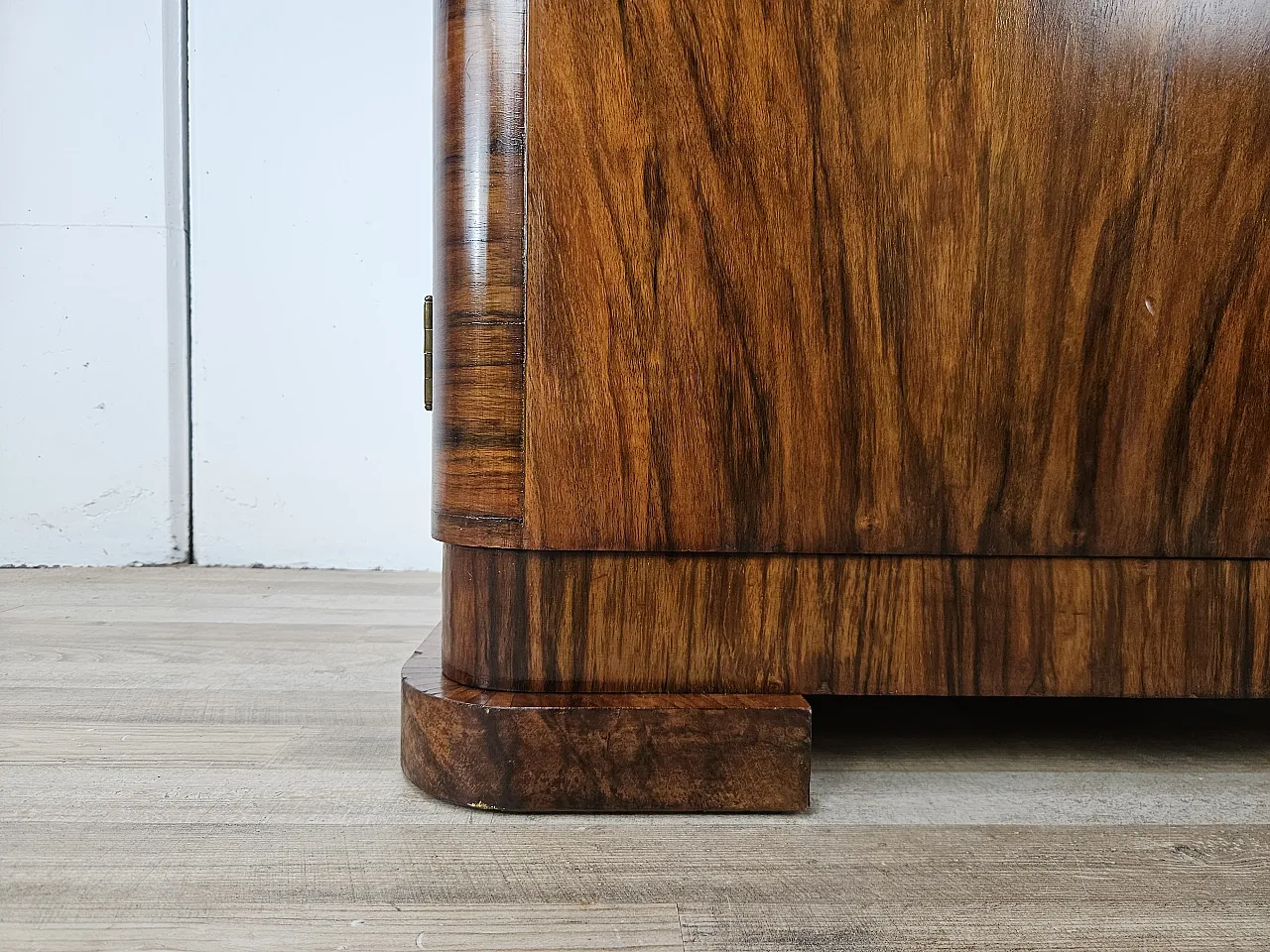 Art Deco sideboard in walnut 1940 18