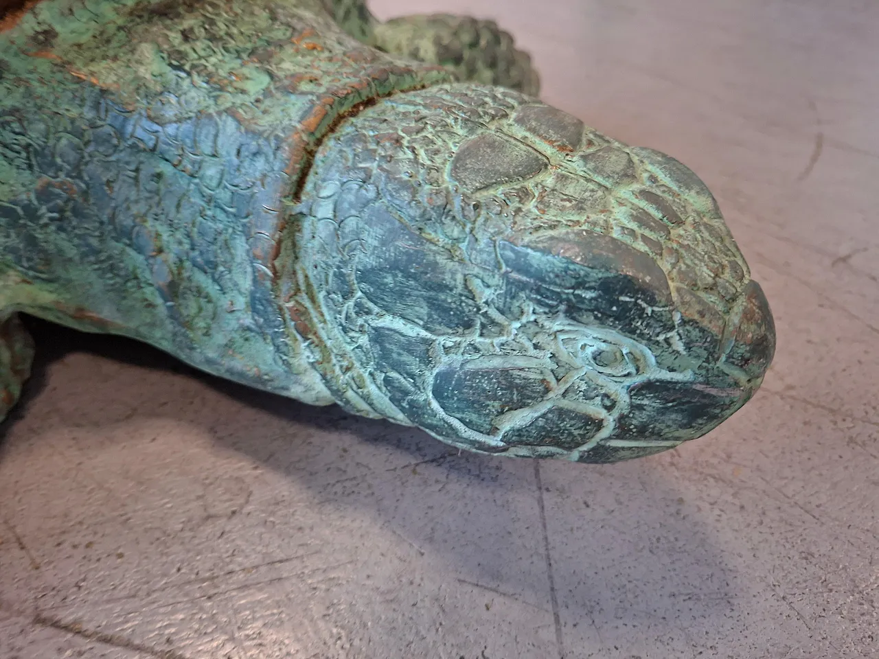 Metal turtle, artistic sculpture, 1990s 6