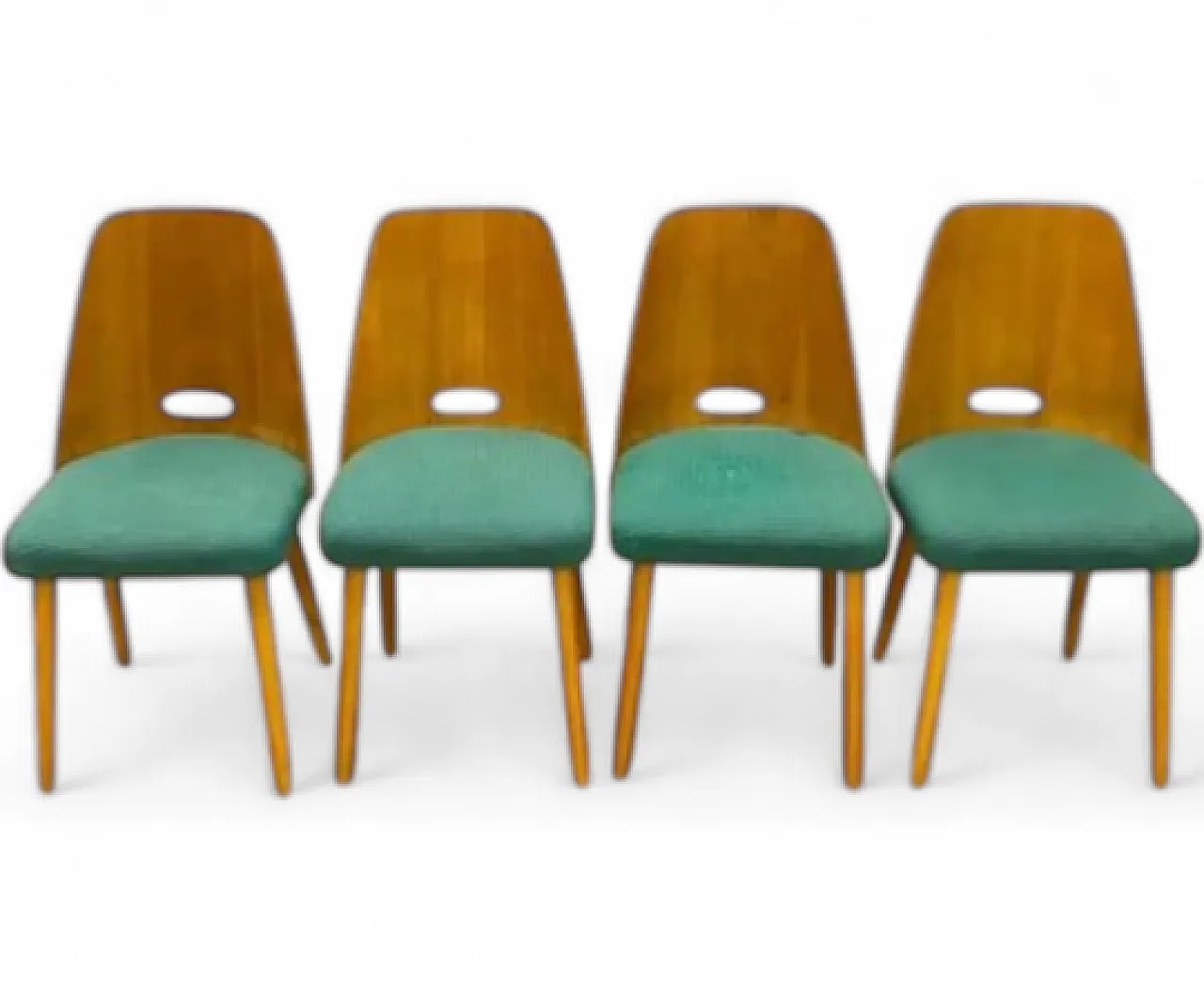 4 Sedie retrò, stile Bruxelles, anni '60 8