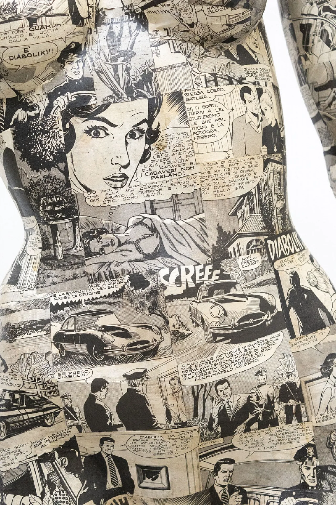 Manichino femminile artistico, anni ’80 5