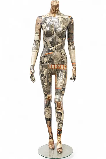 Manichino femminile artistico, anni ’80