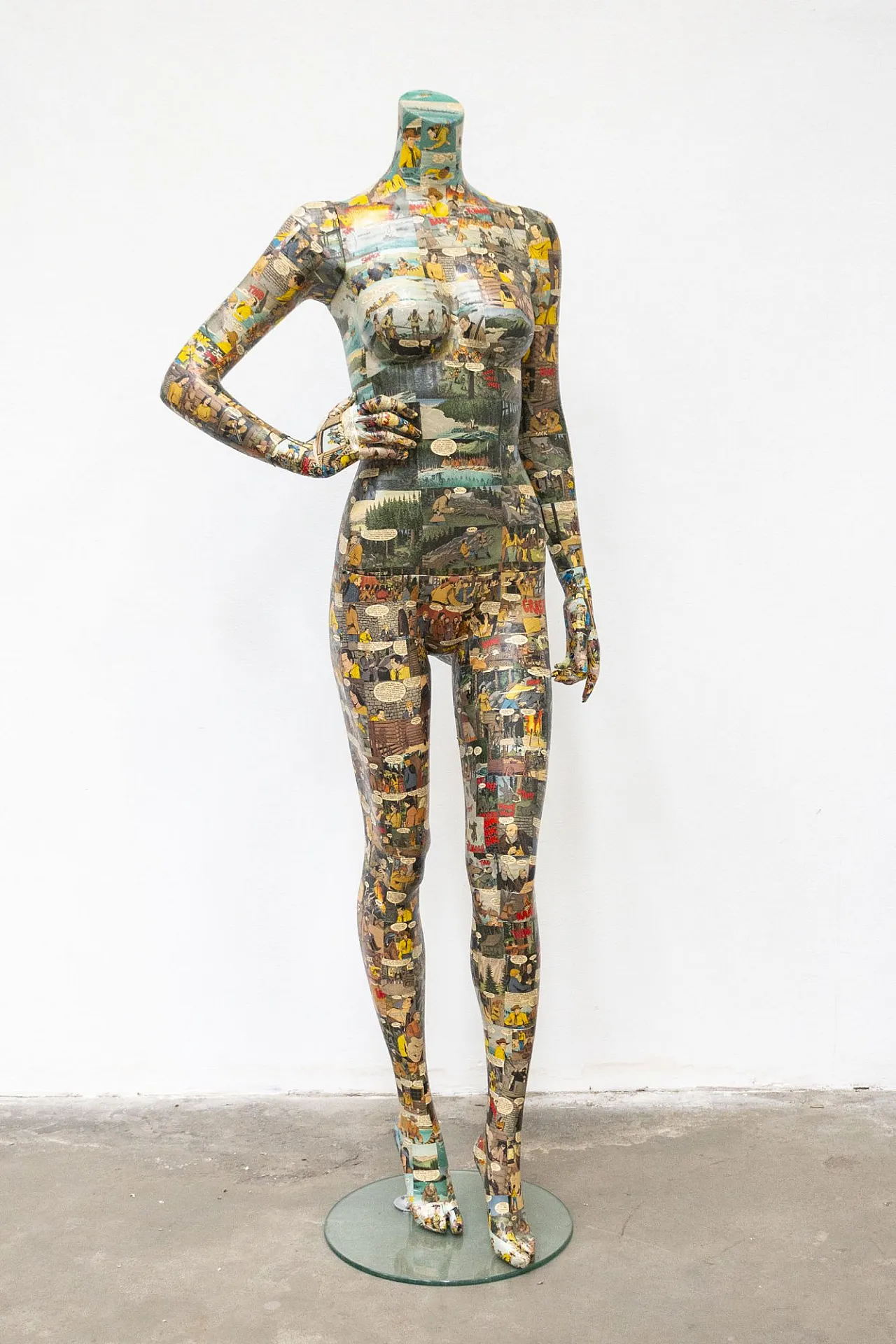 Manichino femminile artistico, anni ’80 1