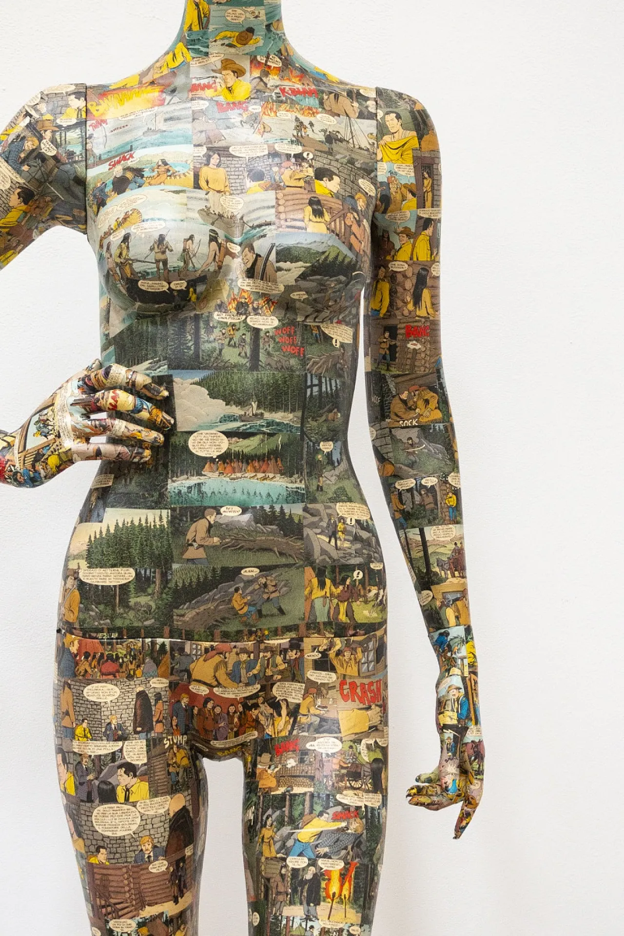 Manichino femminile artistico, anni ’80 7