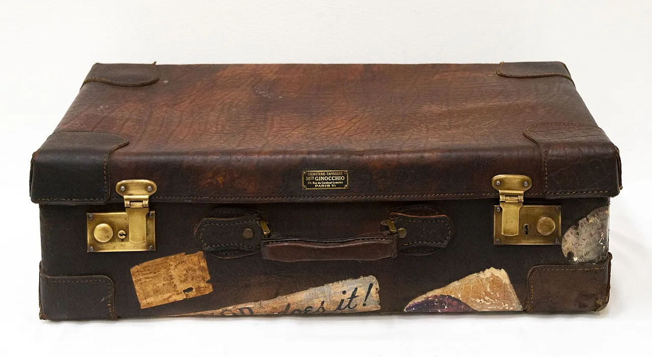 Valigia in pelle di Ginocchio, anni '40 1