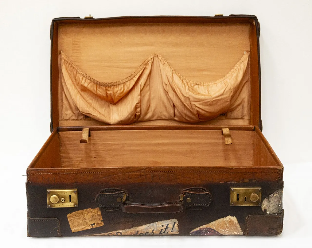 Valigia in pelle di Ginocchio, anni '40 5