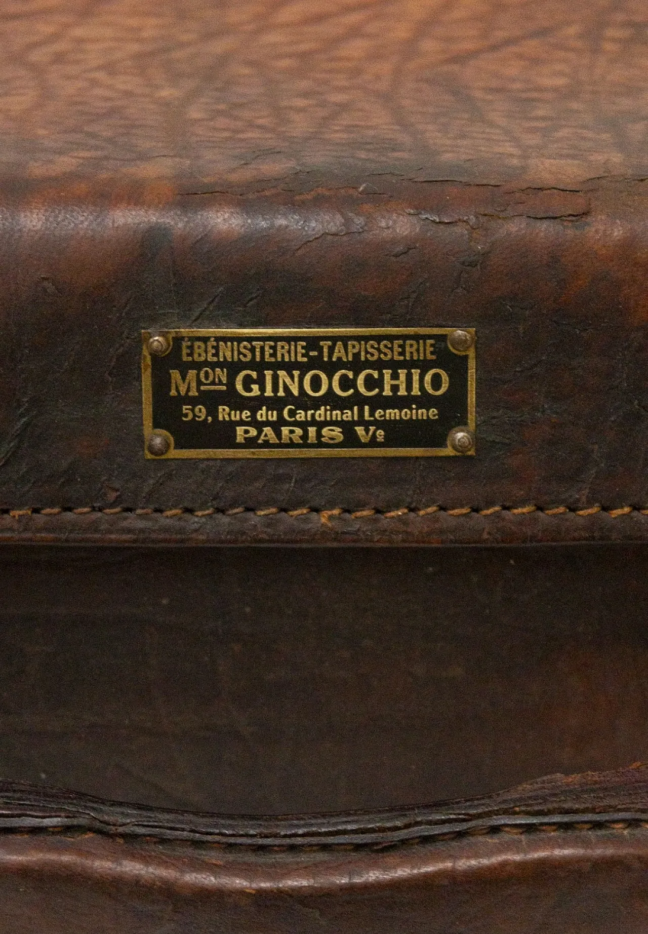 Valigia in pelle di Ginocchio, anni '40 8