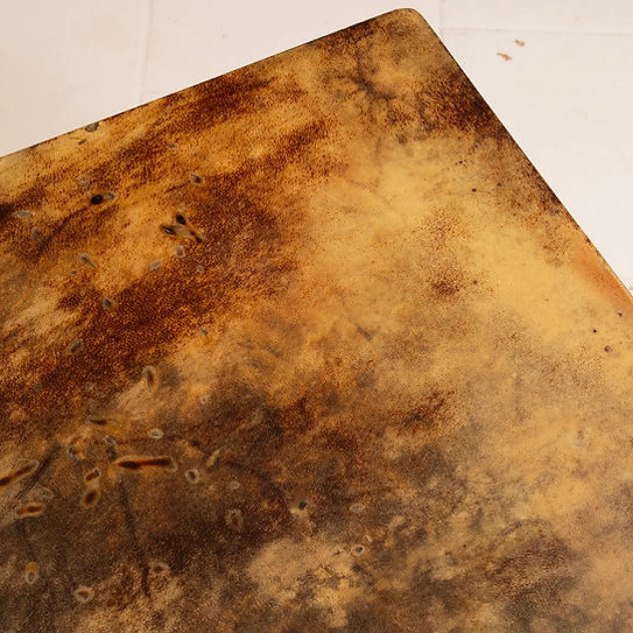 Parchment low coffee table mod. 825 by Aldo Tura, 1950s 7