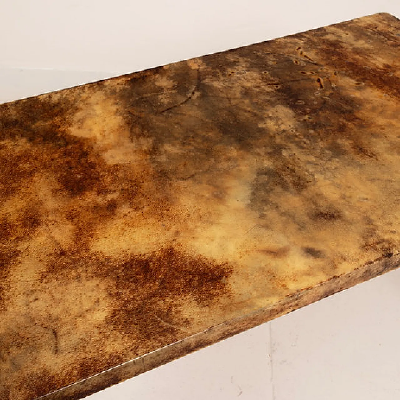 Parchment low coffee table mod. 825 by Aldo Tura, 1950s 10