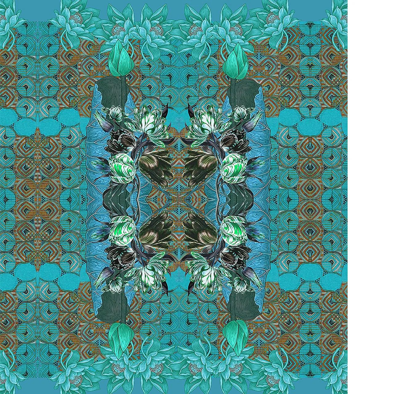 Garden pillow, 2000s 4