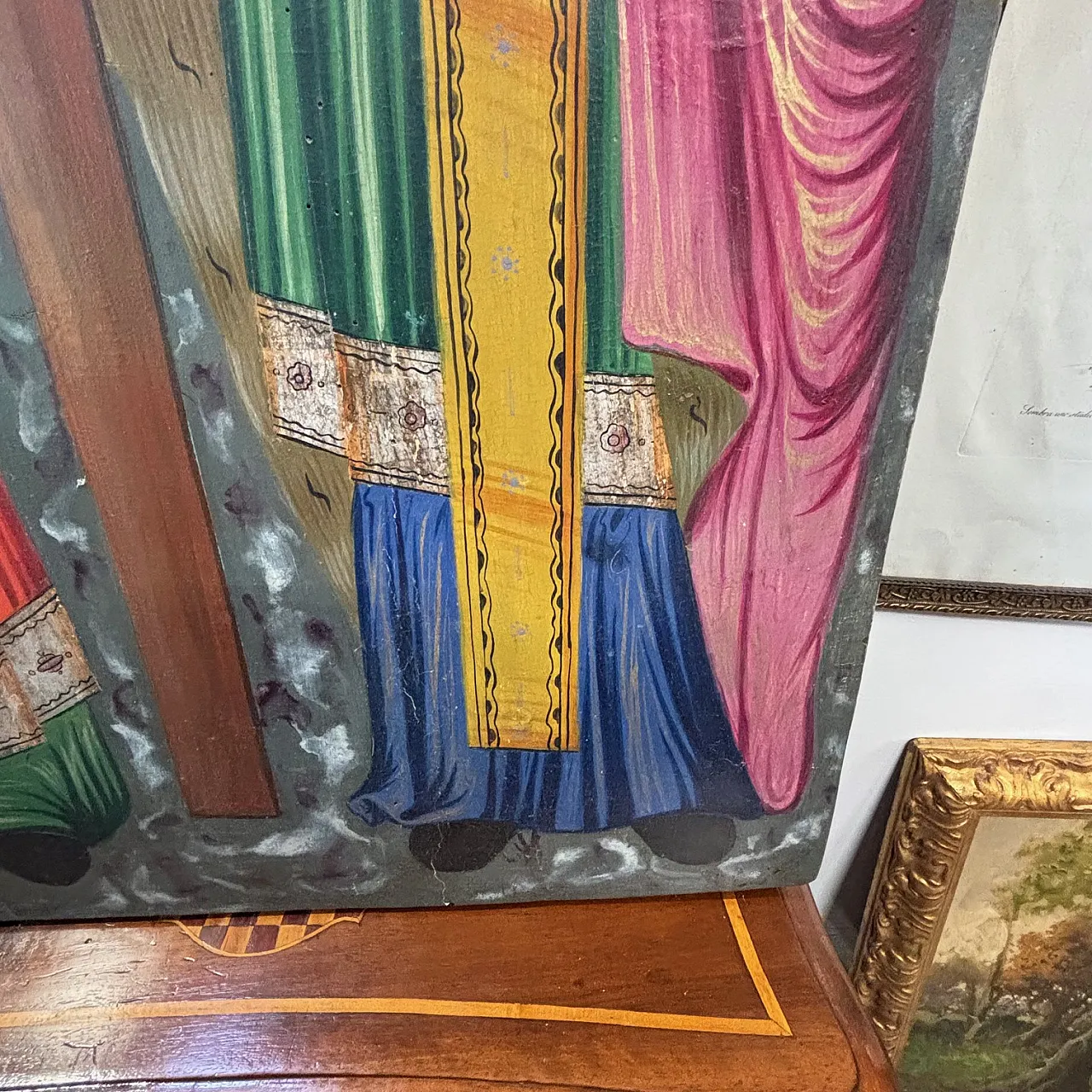 Icon, painted on panel, large Orthodox, 19th century 9