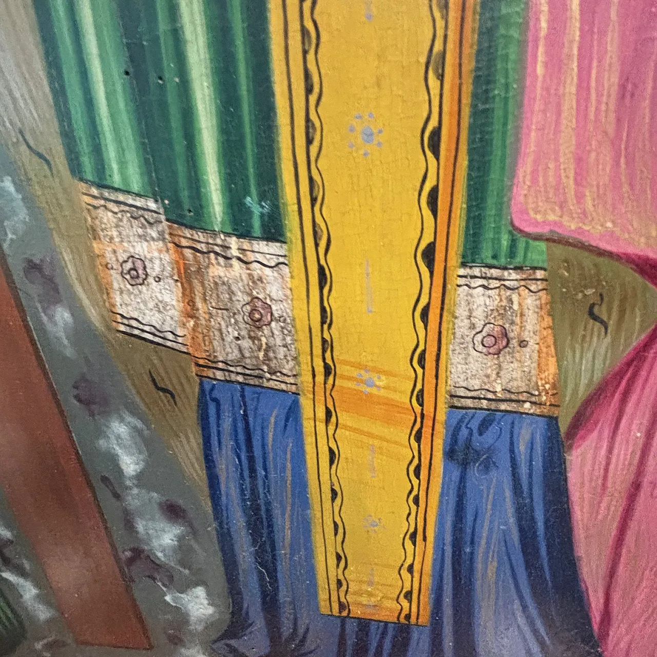 Icon, painted on panel, large Orthodox, 19th century 10