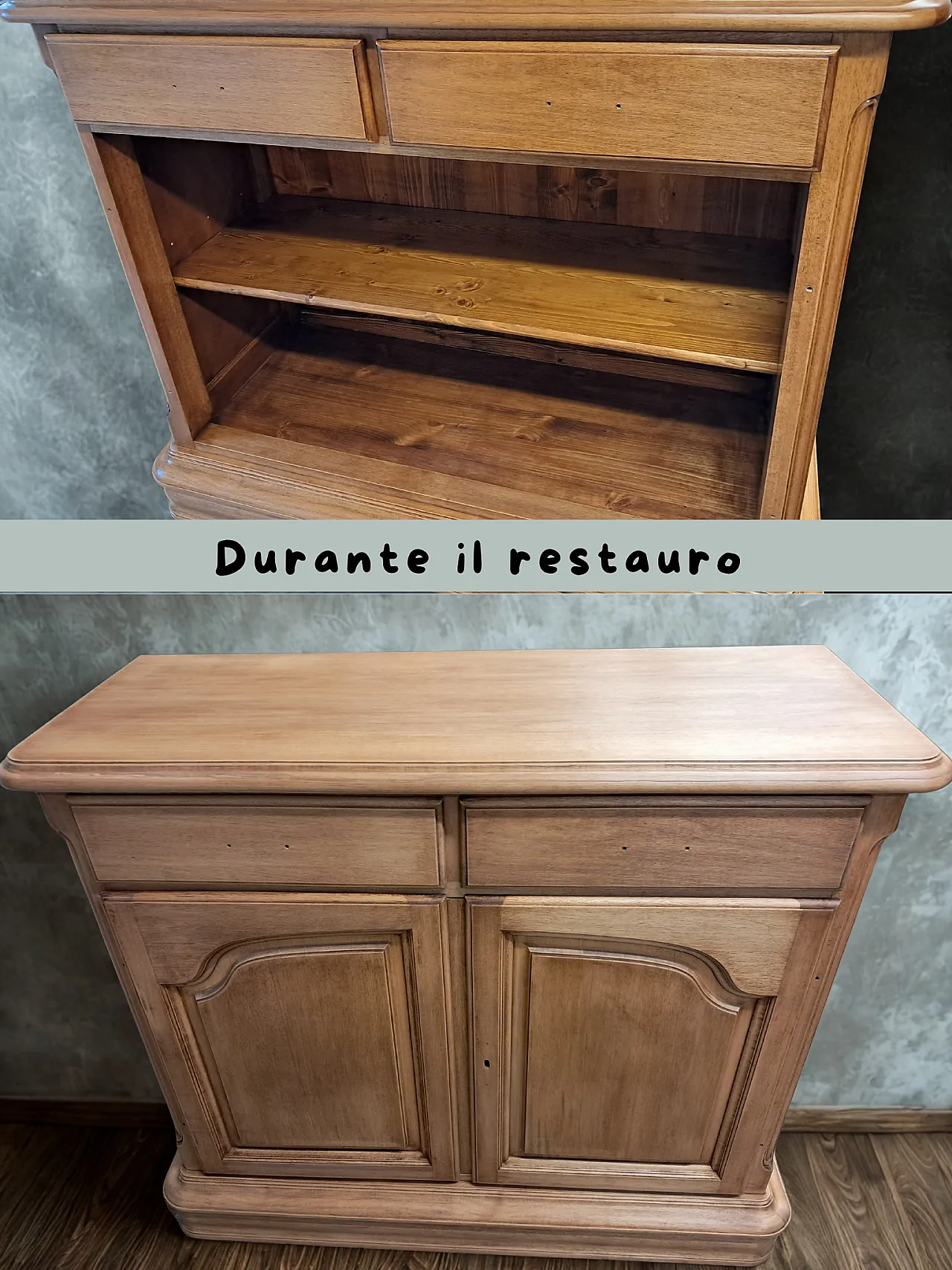 Bellutti sideboard in solid walnut, 80s 7