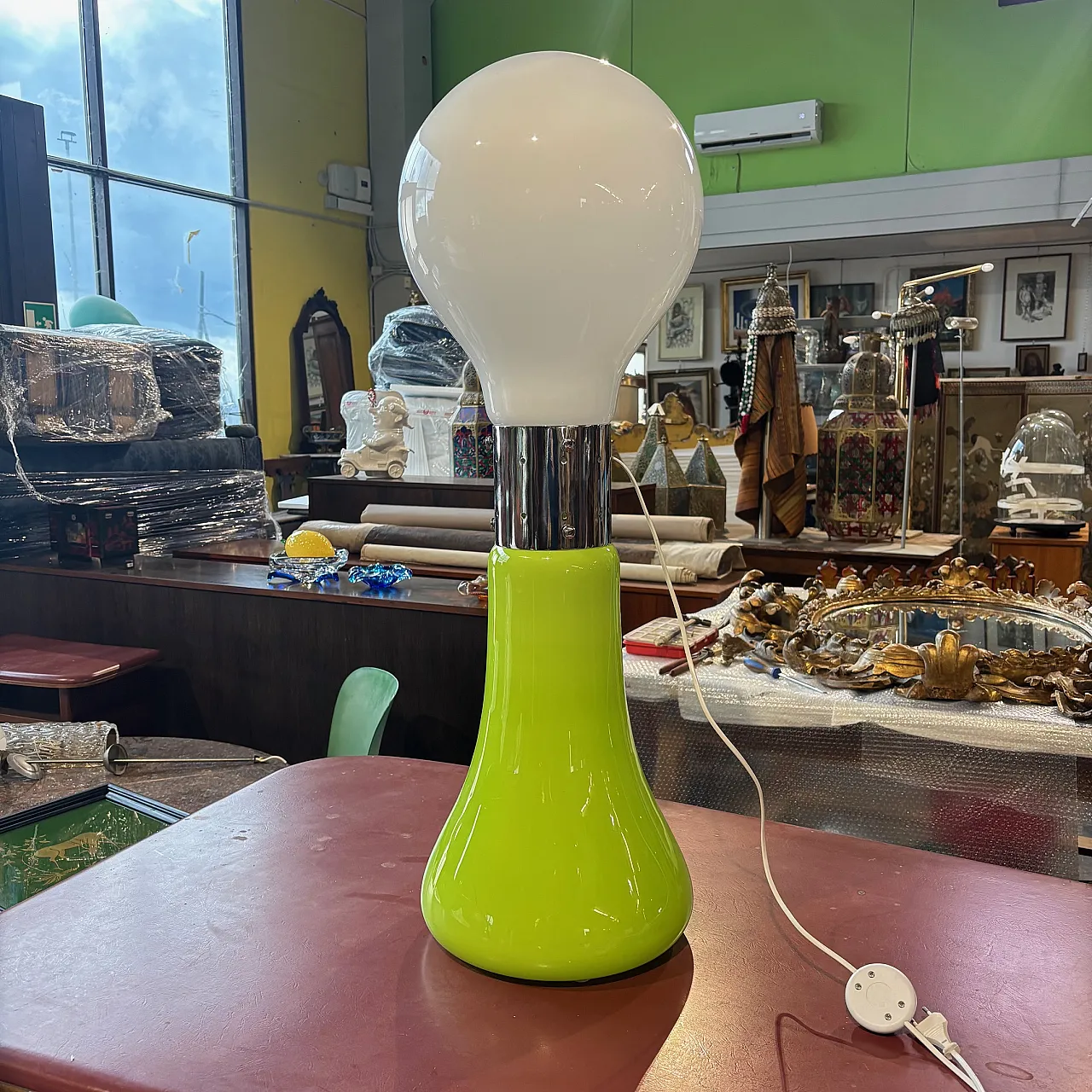 Lampada modello Birillo di Carlo Nason per Mazzega, anni '70 1