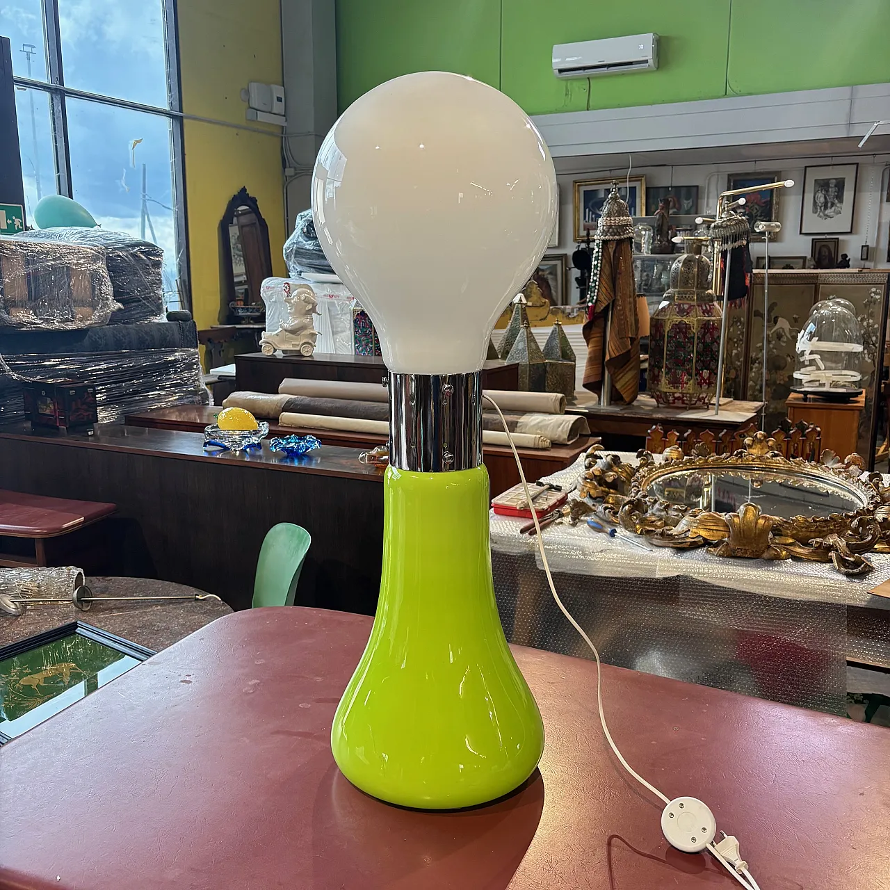 Lampada modello Birillo di Carlo Nason per Mazzega, anni '70 2