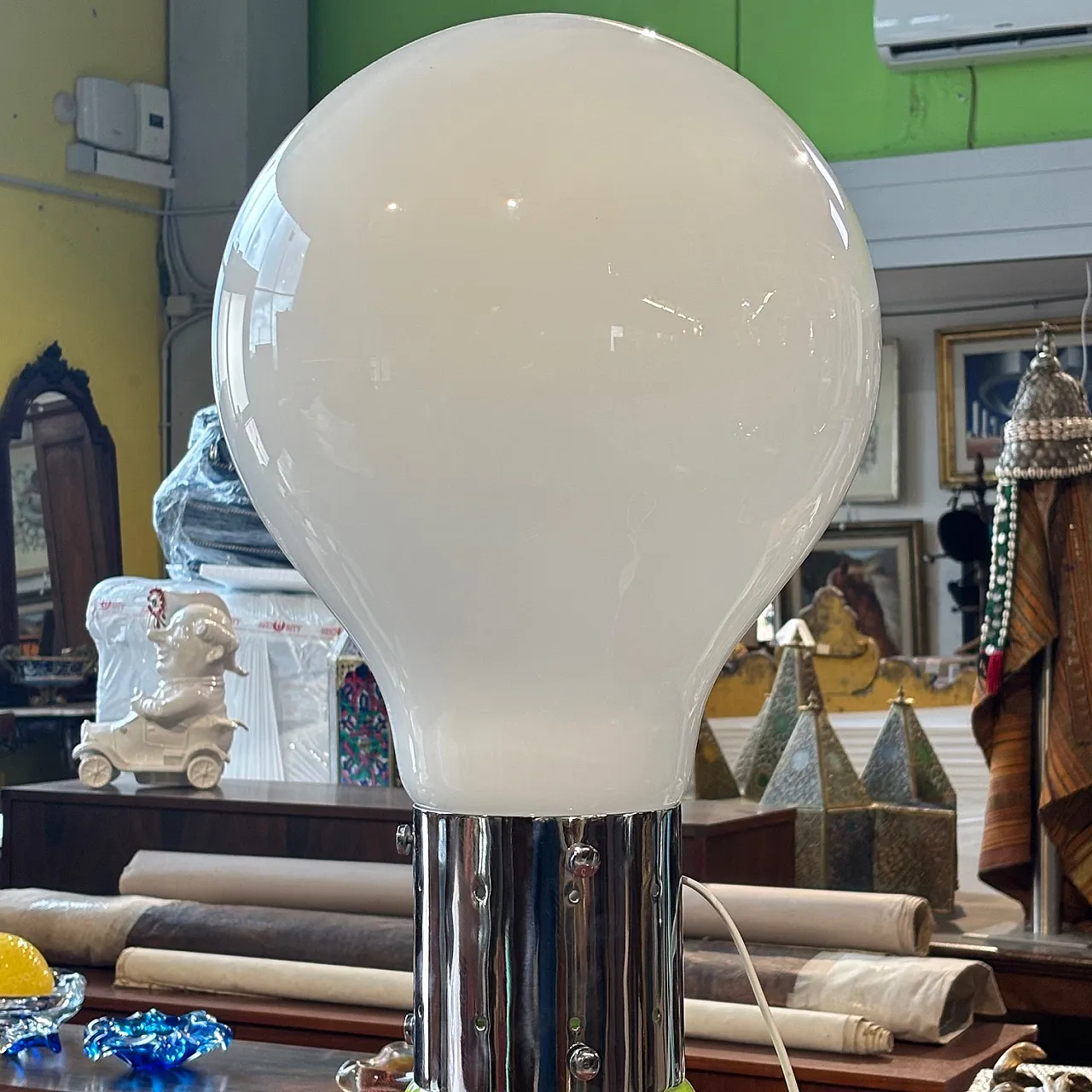 Lampada modello Birillo di Carlo Nason per Mazzega, anni '70 4