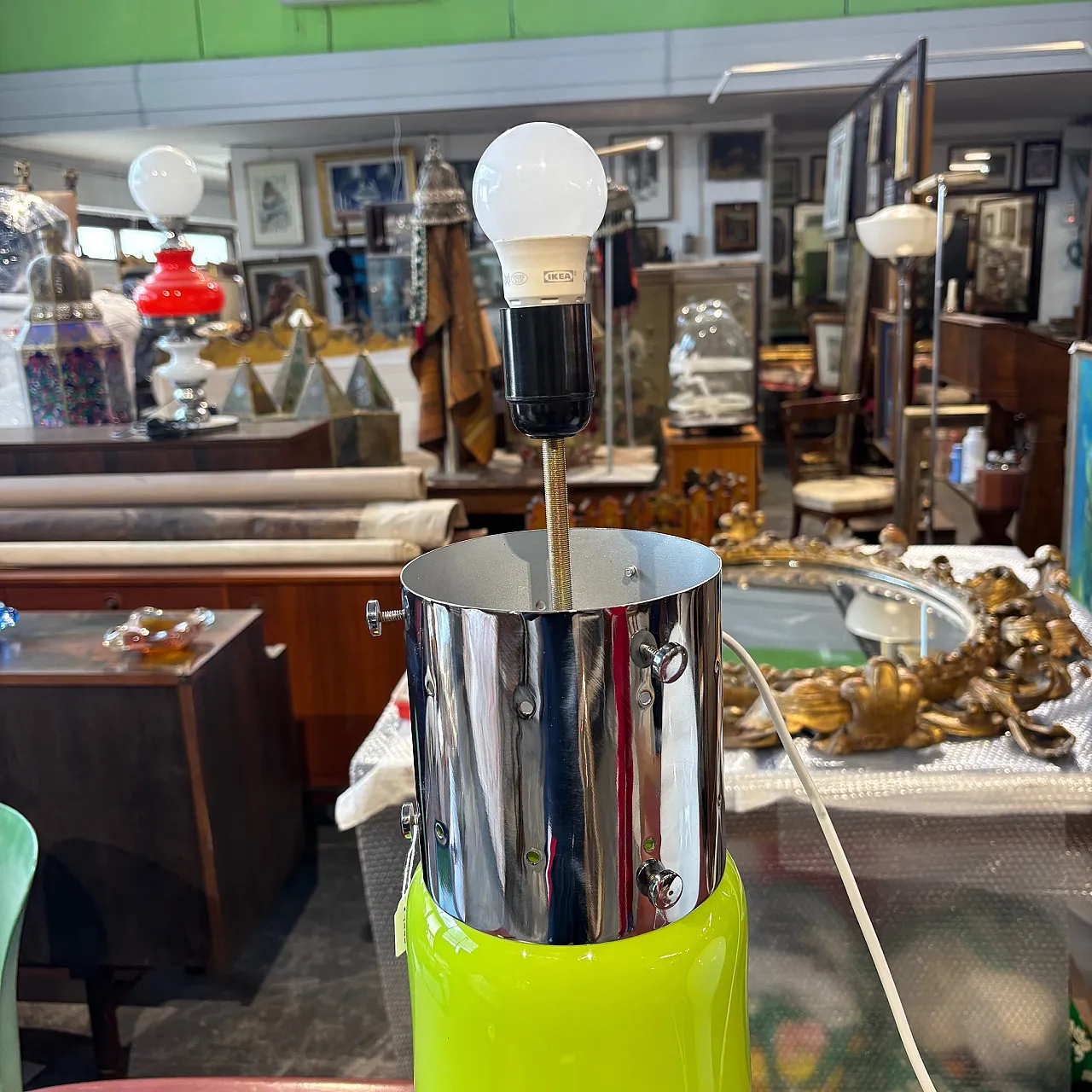 Lampada modello Birillo di Carlo Nason per Mazzega, anni '70 10