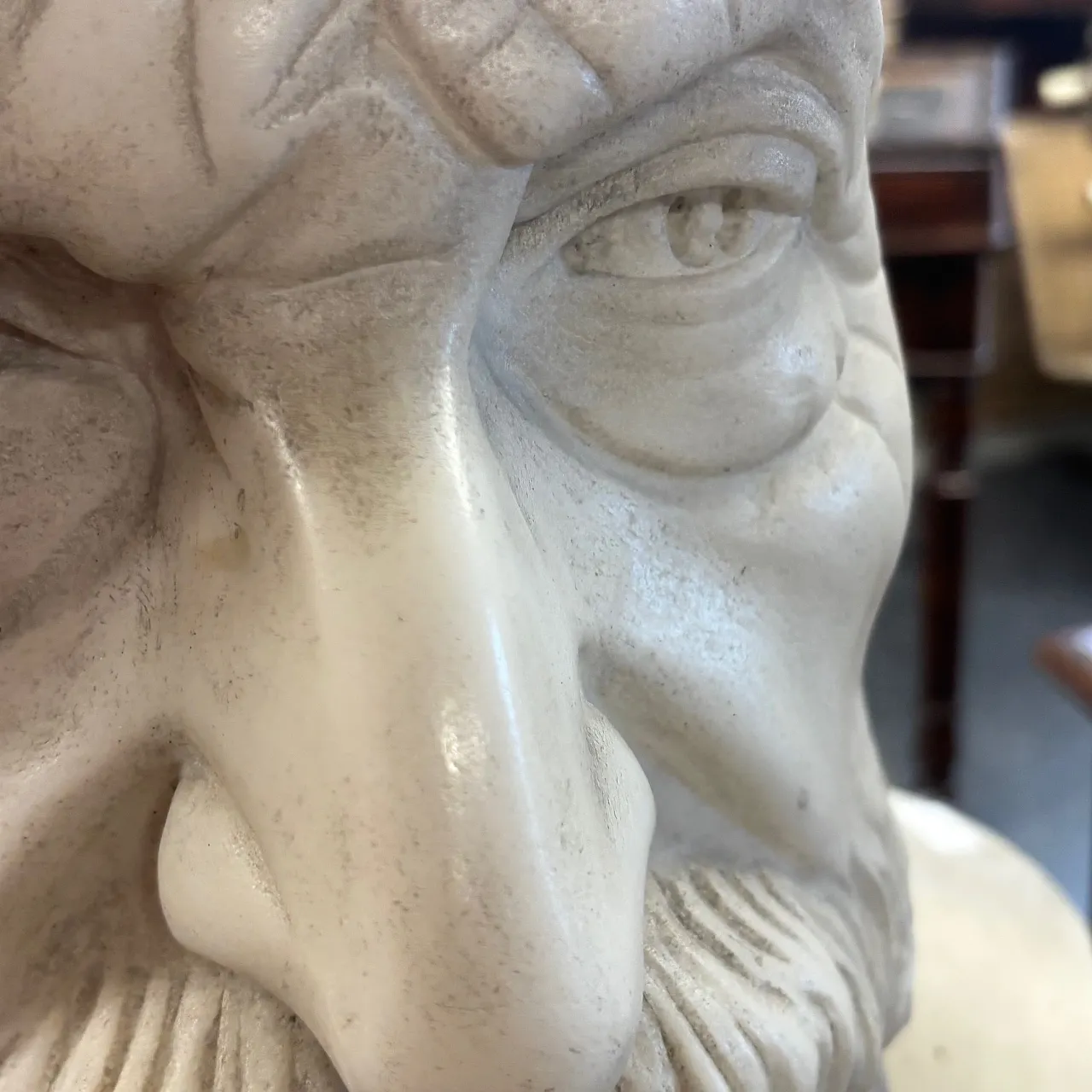 Carrara marble sculpture, signed Guido Galetti, 1948 7